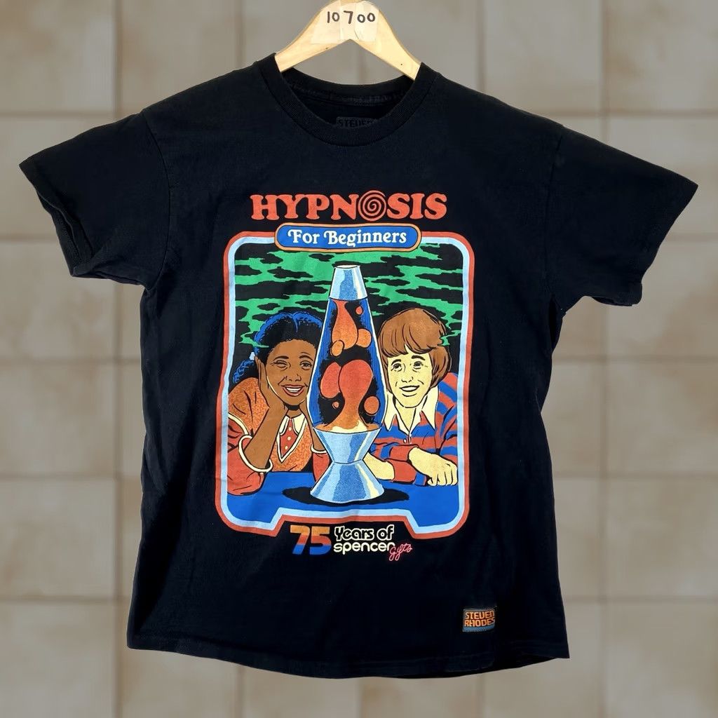 RHODE Steven Rhodes "Hypnosis For Beginners" T-Shirt Spencer Gifts Medium Black Lava Lamp Size US M / EU 48-50 / 2 - 1 Thumbnail