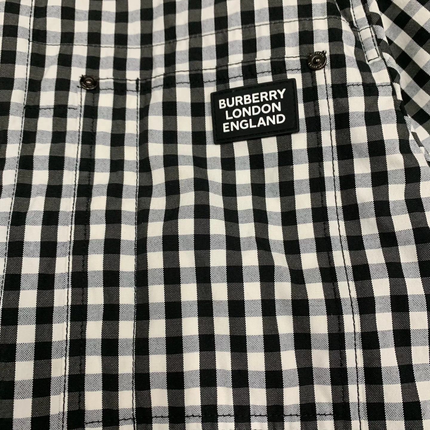 Burberry Burberry Black & White Check Shirt Jacket Size S 95 New Size US S / EU 44-46 / 1 - 7 Thumbnail