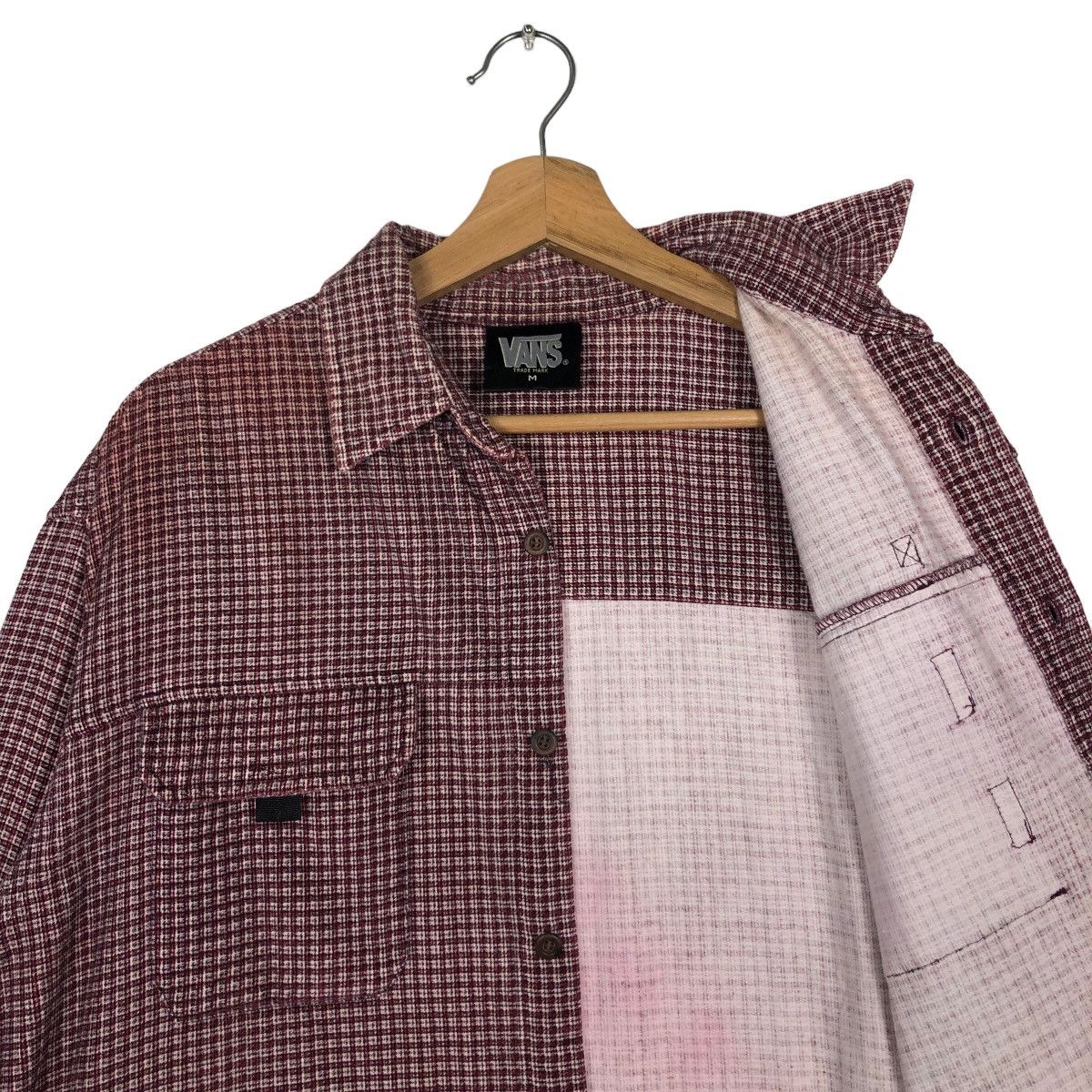 Japanese Brand 🔥90’s Vintage Flannel Jacket Tartan Design Vans Skate Size US M / EU 48-50 / 2 - 9 Thumbnail