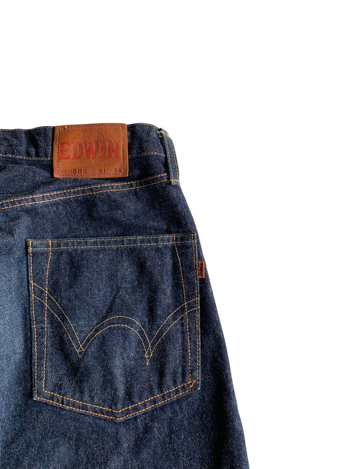 Kapital VINTAGE EDWIN 505 SELVEDGE BAGGY JAPANESE DENIM Size US 31 - 13 Thumbnail