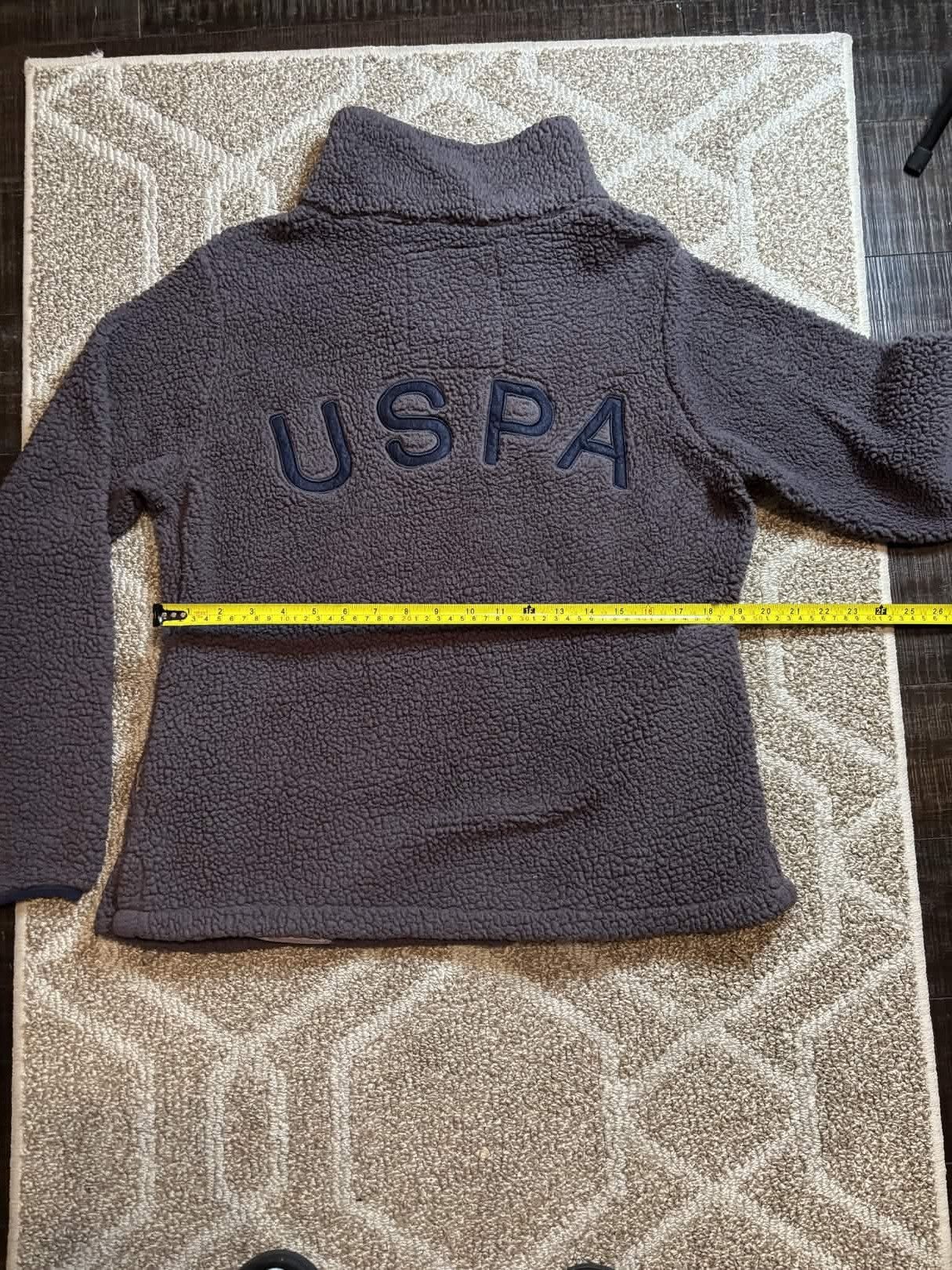 U.S. Polo Assn. 00s U.S. Polo Assn. Sherpa Quarter Zip Jacket Size M / US 6-8 / IT 42-44 - 6 Thumbnail