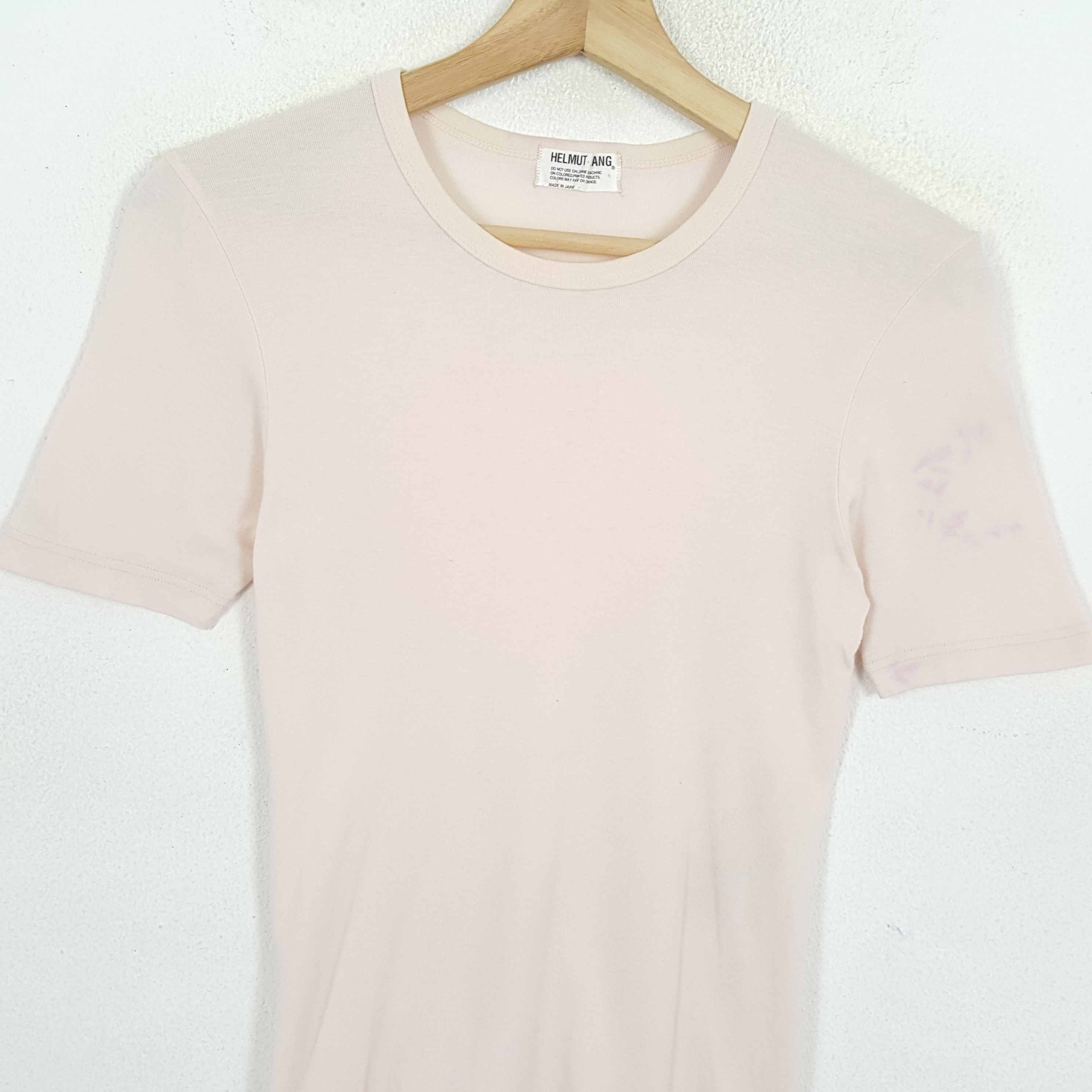 Helmut Lang × Japanese Brand × Vintage Vintage HELMUT LANG Luxury Fashion Brand Stretch T-Shirts Size XS / US 0-2 / IT 36-38 - 2 Thumbnail