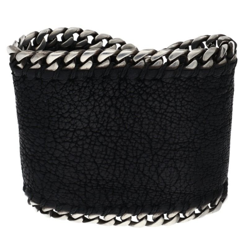 Chrome Hearts Chrome Hearts Flare Chain Leather Bracelet Size ONE SIZE - 2 Thumbnail