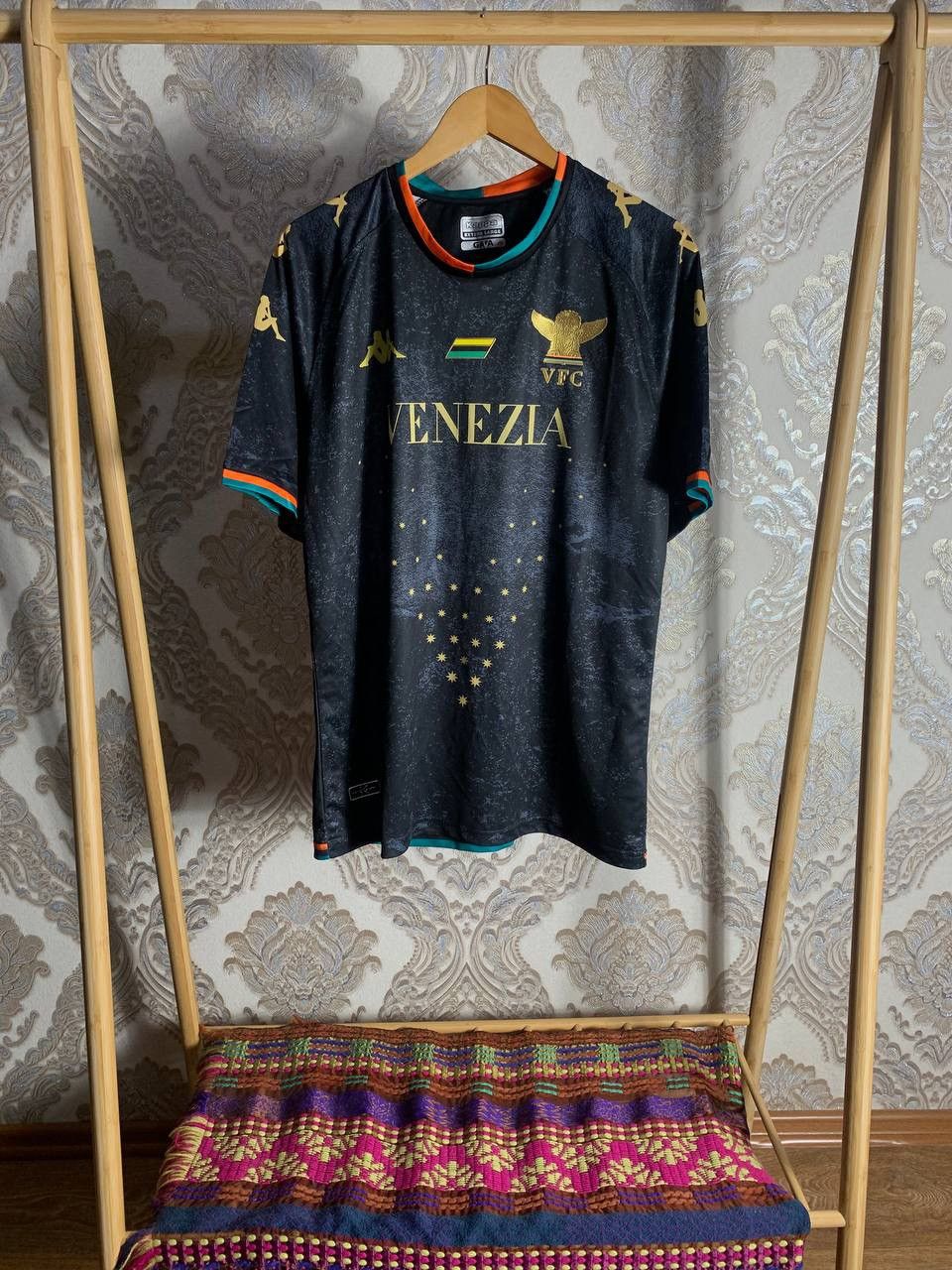 KAPPA FC VENEZIA ITALY SOCCER JERSEY DRILL Y2K VERY RARE