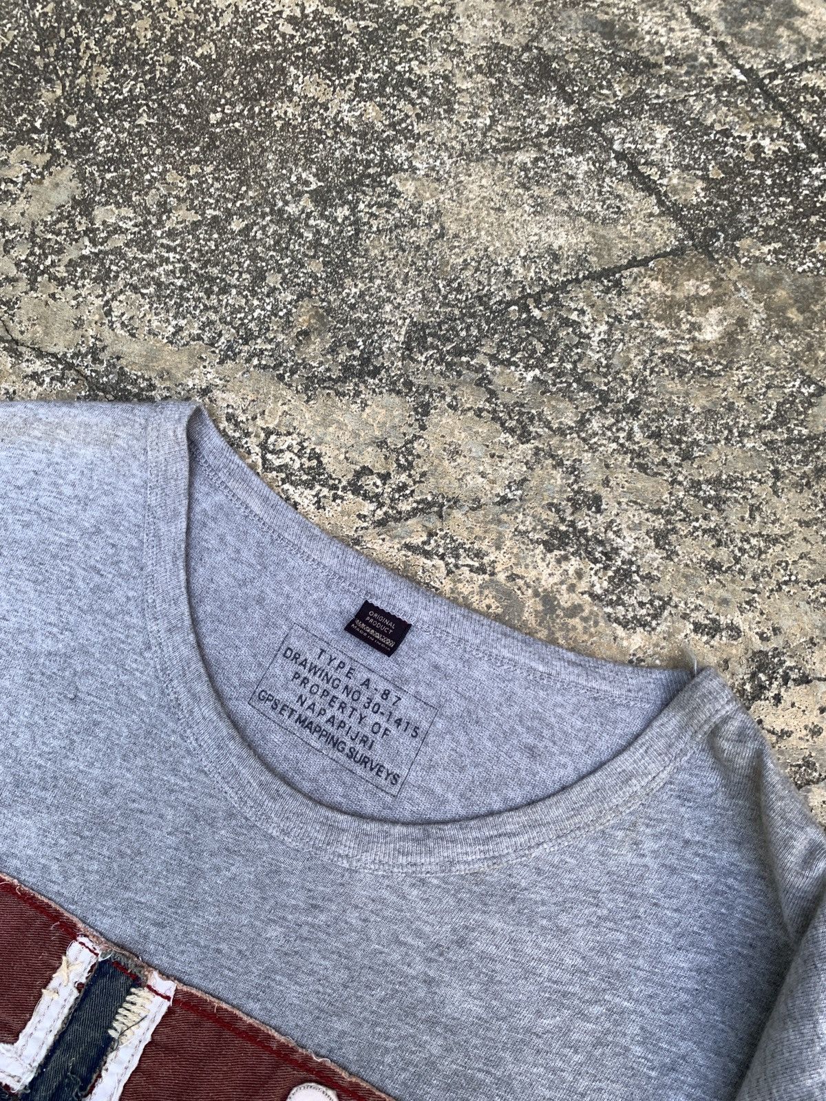 Napapijri Napapijri Norway Grey Flag Logo Mix Naval Unique Tee Size US L / EU 52-54 / 3 - 6 Thumbnail