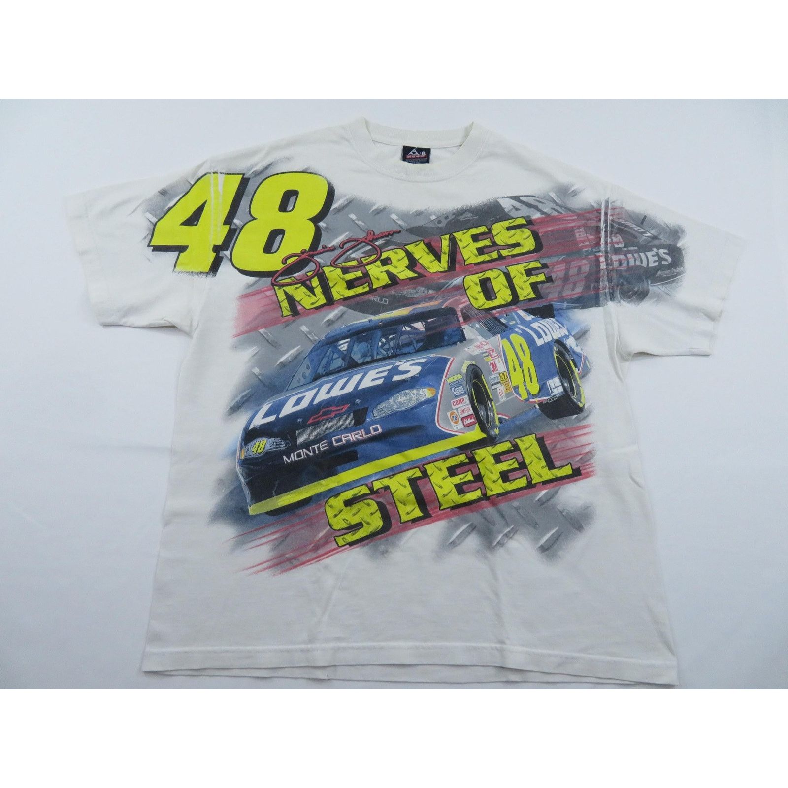 AAA Vintage Jimmy Johnson Nascar T-shirt, All Over Print Sz XL Size US XL / EU 56 / 4 - 1 Thumbnail