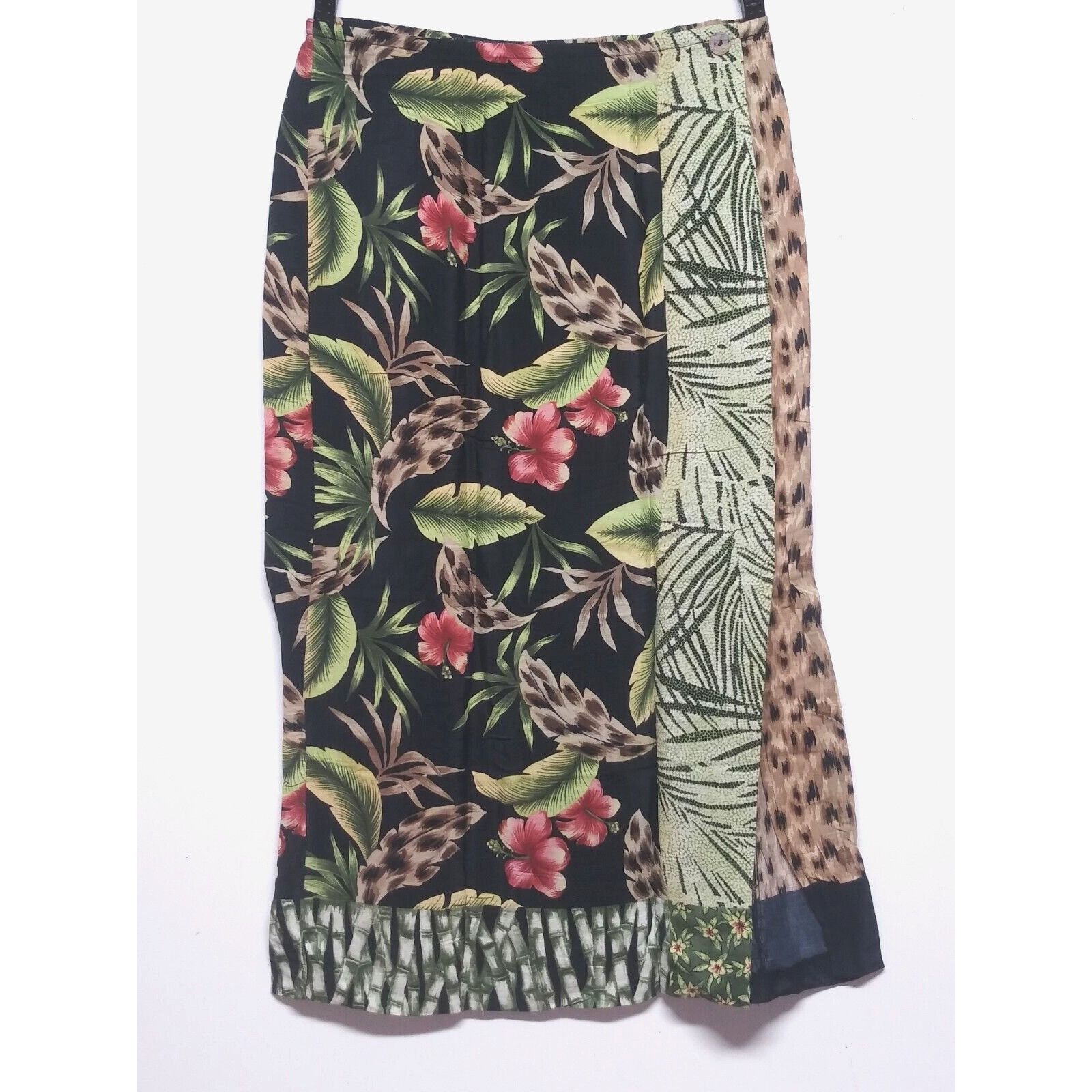Vintage Womens Hawaiian BOHO GYPSY pencil skirt Cottagecore sz 12 MI Size 34" / US 12 / IT 48 - 1 Thumbnail