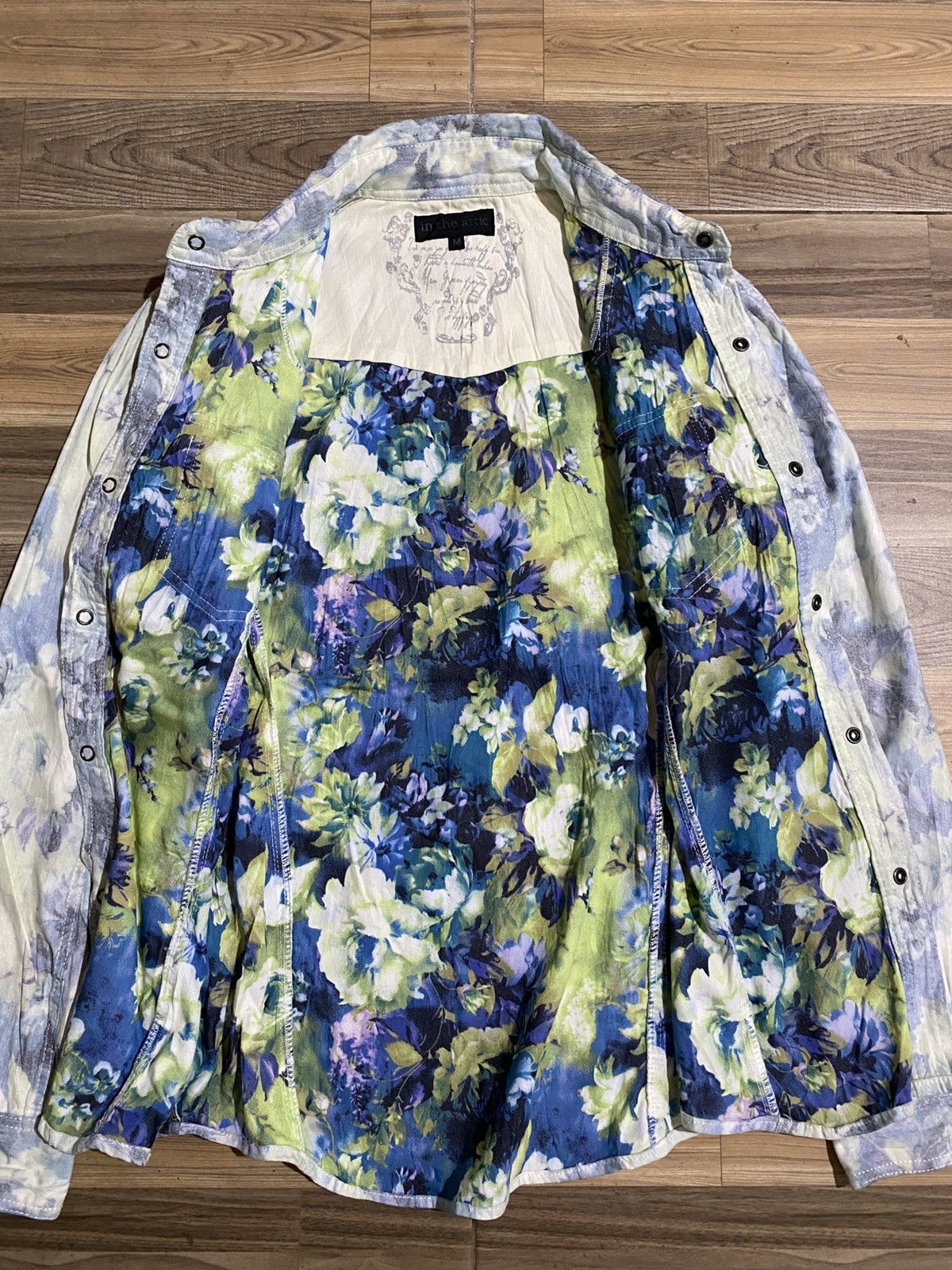 Japanese Brand × Vintage IN THE ATTIC FLORAL SHIRT Size US M / EU 48-50 / 2 - 6 Thumbnail