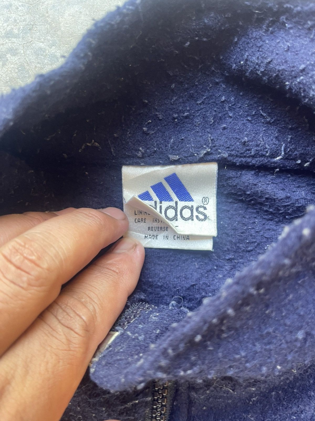 Adidas Vintage 90s Adidas Big Logo Full Zipper Oversized Size US M / EU 48-50 / 2 - 7 Thumbnail