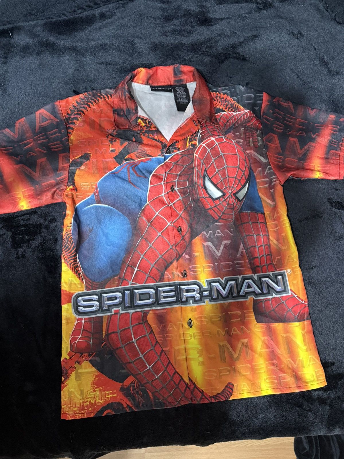 Other Spiderman 2 Spiderman and Doc Ock Button Up Size US L / EU 52-54 / 3 - 2 Thumbnail