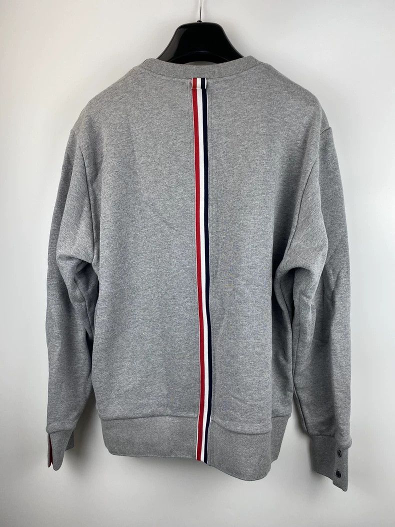 Thom Browne Thom Browne color stripes on the back sweatshirt Size US L / EU 52-54 / 3 - 2 Thumbnail