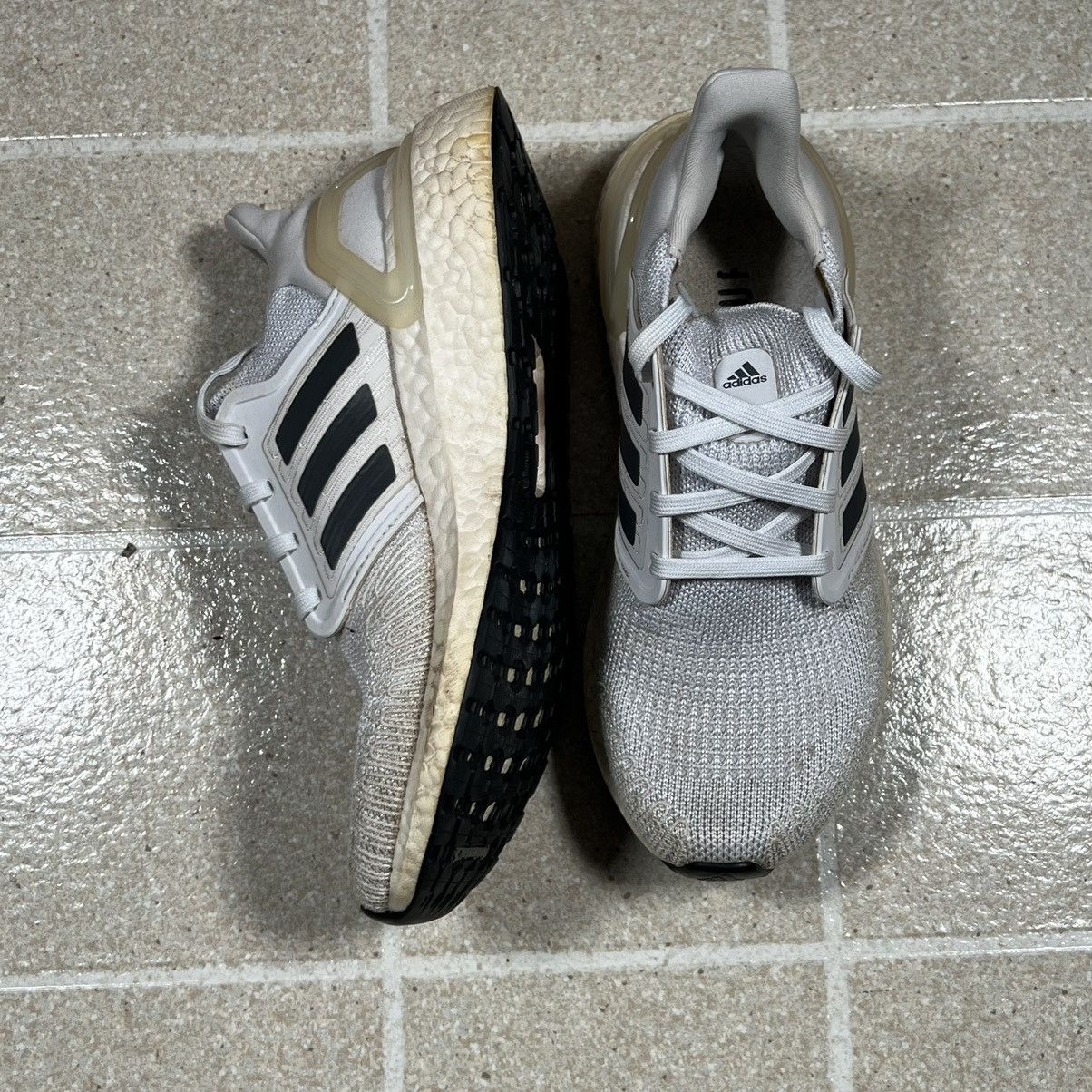 Adidas Adidas Ultraboost 20 EE4394 Grey Running Shoes Sneakers Size US 7 / IT 37 - 3 Thumbnail