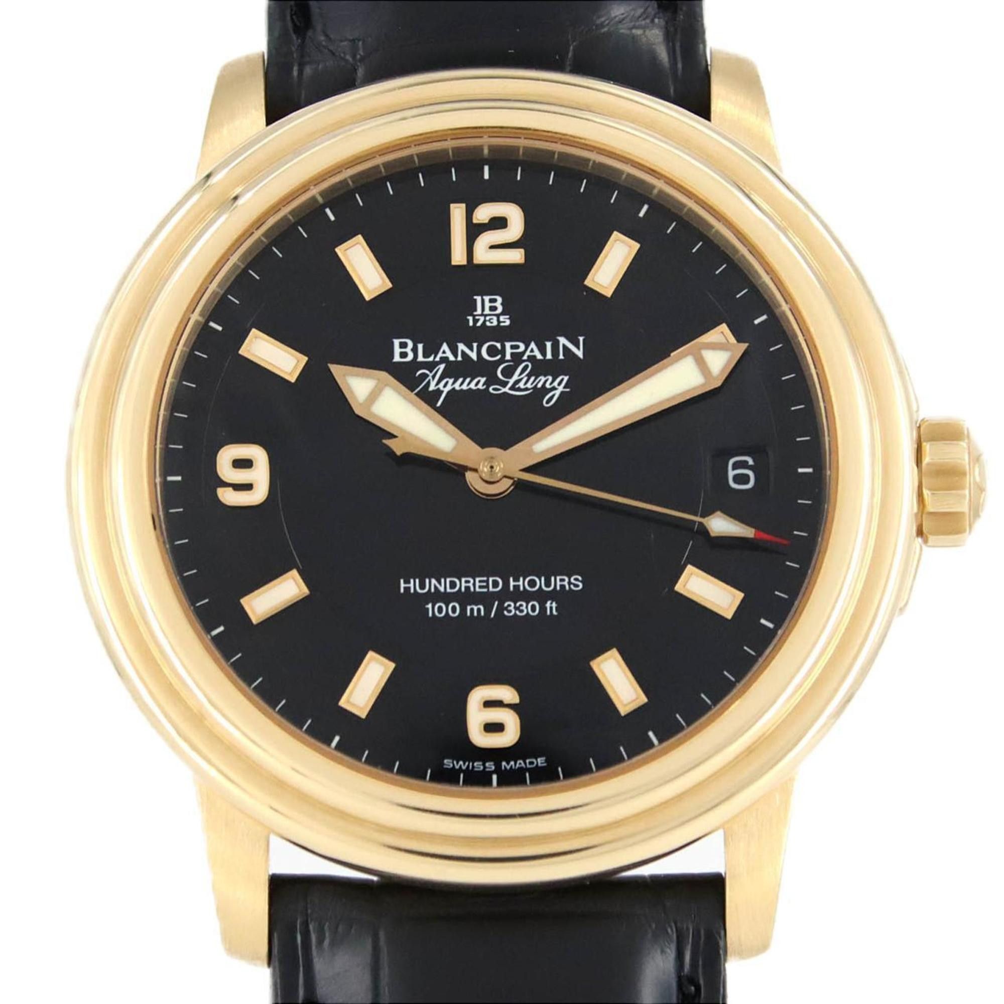 Other Blancpain Leman Aqua Lung YG LIMITED 2100-1430A-64B Wristwatch Automatic Size ONE SIZE - 1 Thumbnail