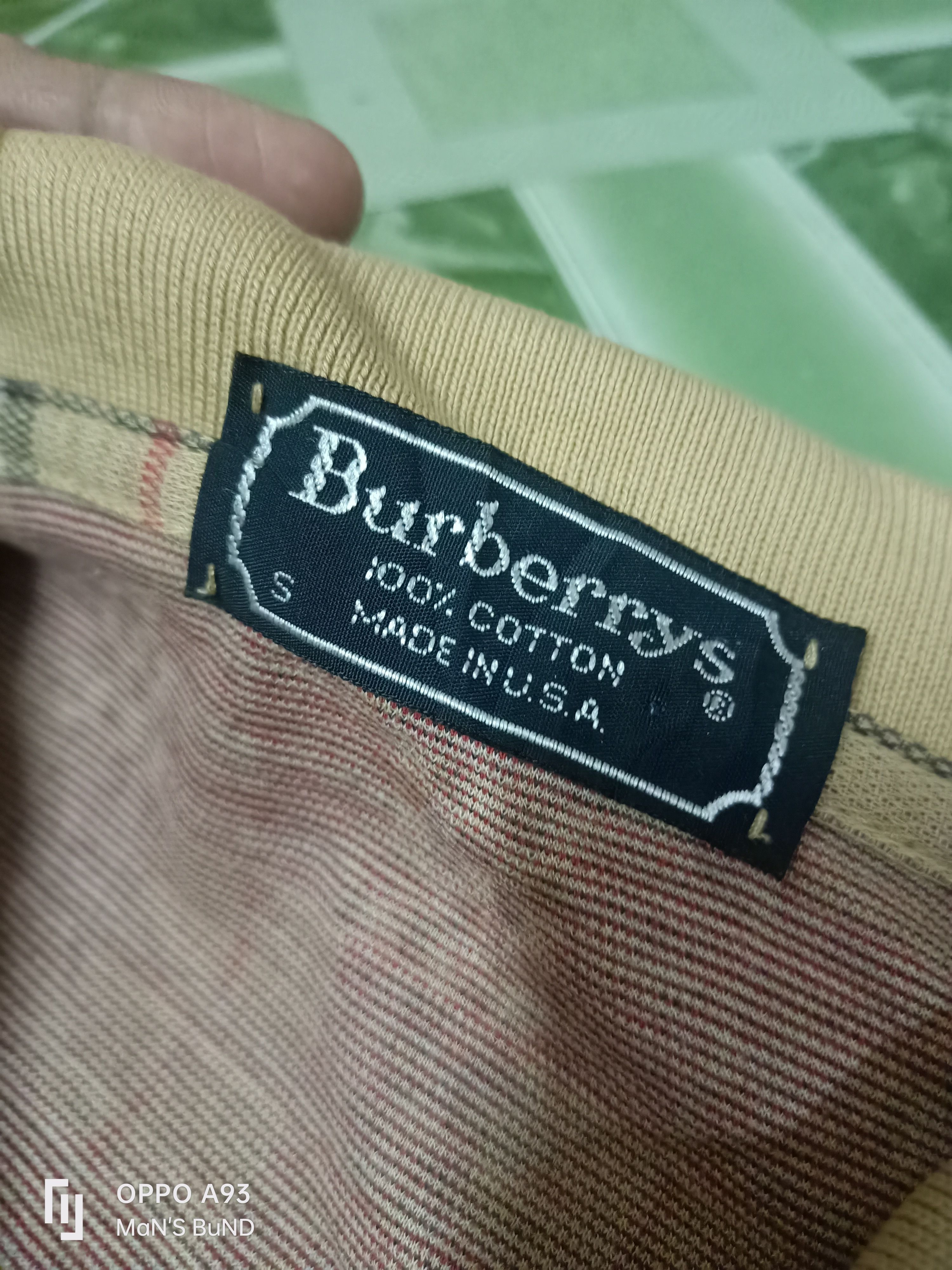 Burberry VINTAGE 90s Burberry Nova Check Polo Shirt Size US S / EU 44-46 / 1 - 9 Thumbnail