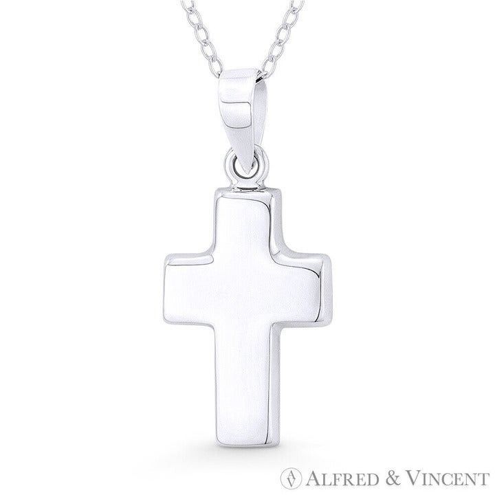 Other Hollow-Cast Latin Cross Pendant in .925 Sterling Silver Size ONE SIZE - 1 Preview