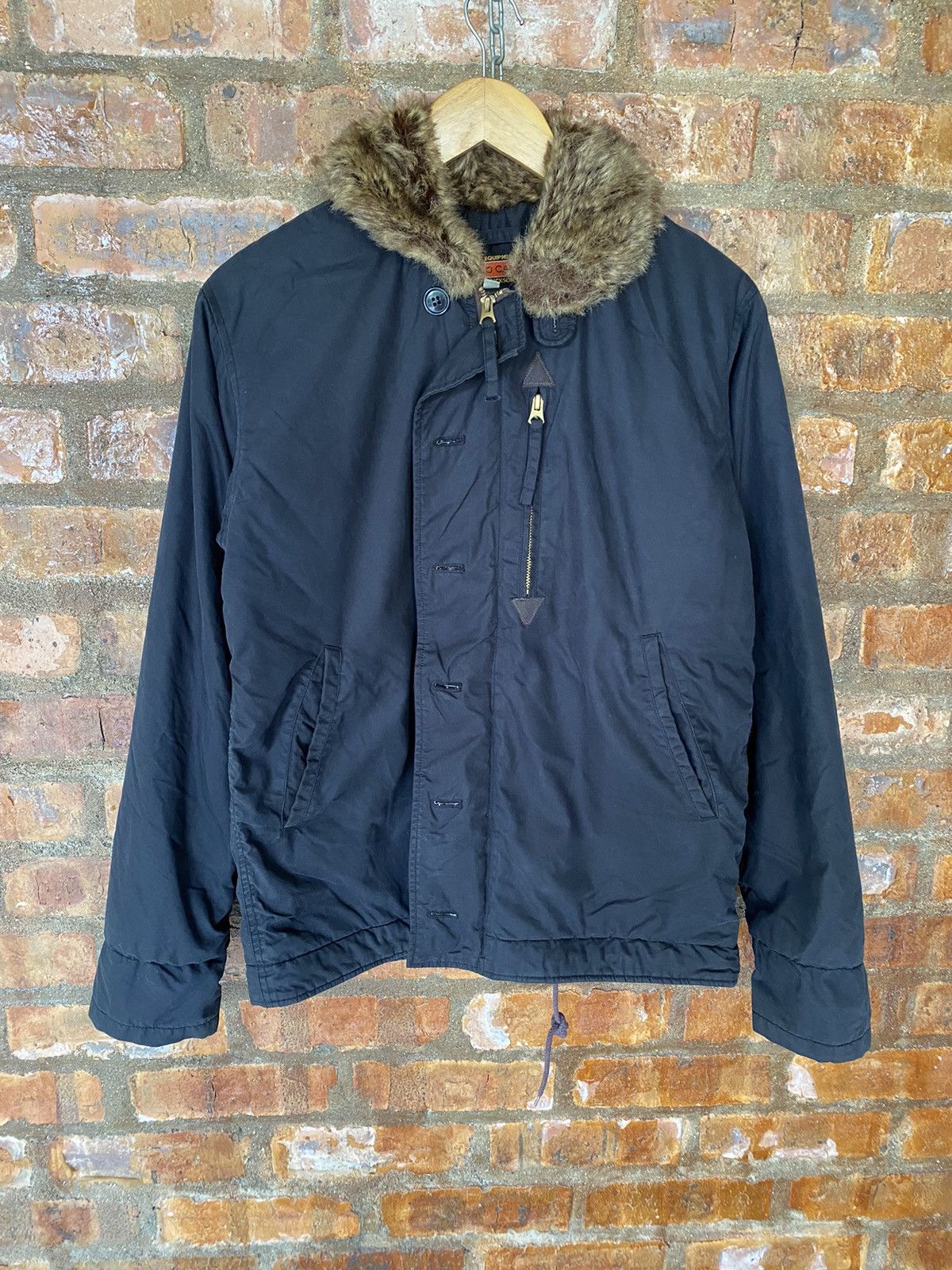 Buzz Rickson's Vtg BUZZ RICKSON United car Jacket padded fur Size US M / EU 48-50 / 2 - 2 Thumbnail