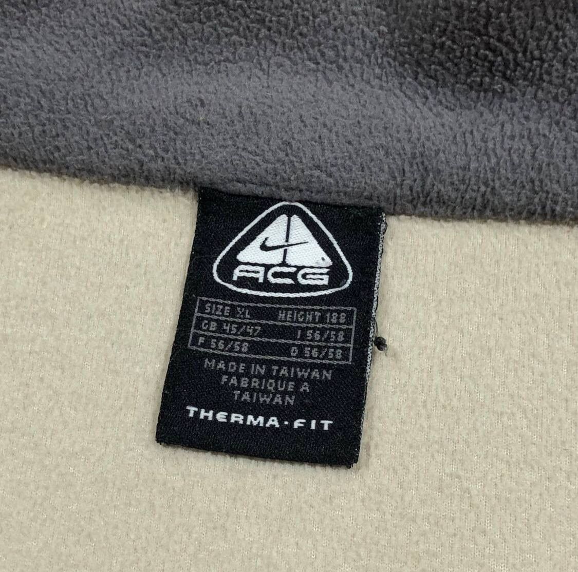 Nike ACG × Vintage Vintage Nike ACG Fleece Full Zip Jacket Size US XL / EU 56 / 4 - 11 Thumbnail