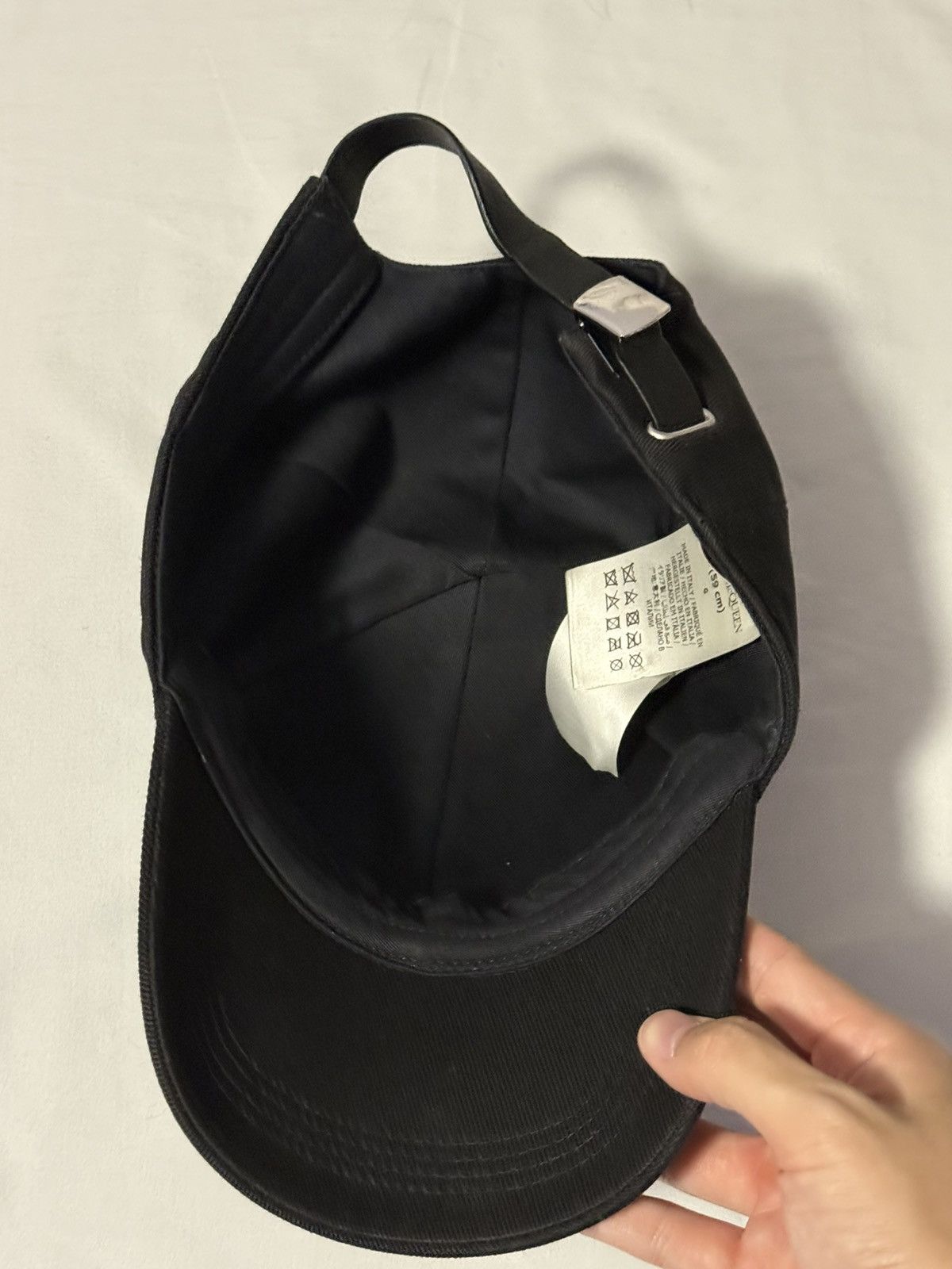 Alexander McQueen Alexander McQueen embroidered logo cap Size ONE SIZE - 4 Thumbnail