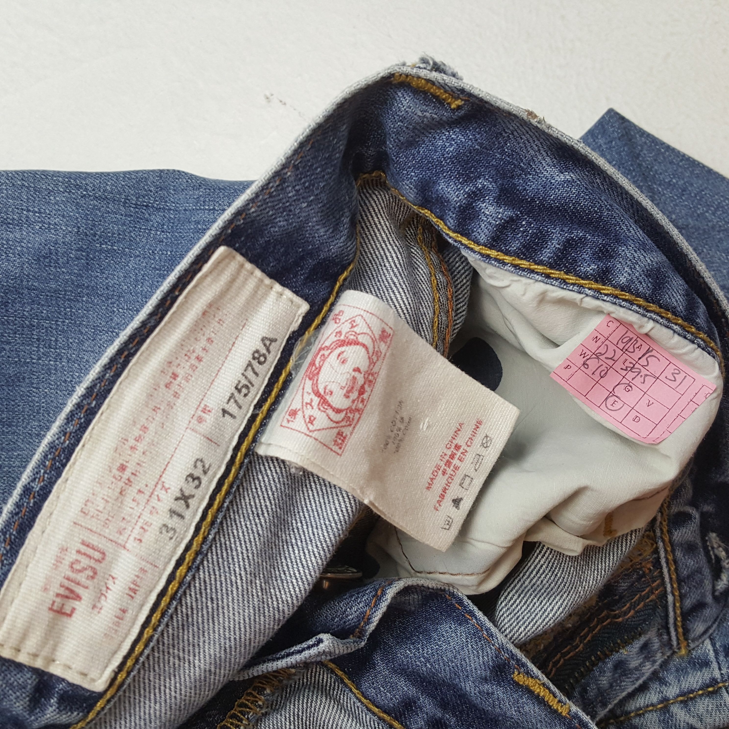 Japanese Brand × Vintage EVISU Japanese Brand Streetwear Custom Daicock Jeans Size US 30 / EU 46 - 13 Thumbnail