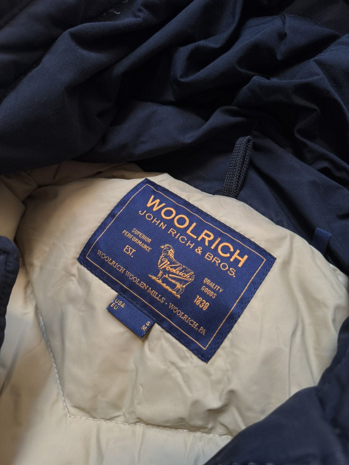 Woolrich Woolen Mills Woolrich puffer parka jacket navy M Size US M / EU 48-50 / 2 - 4 Thumbnail