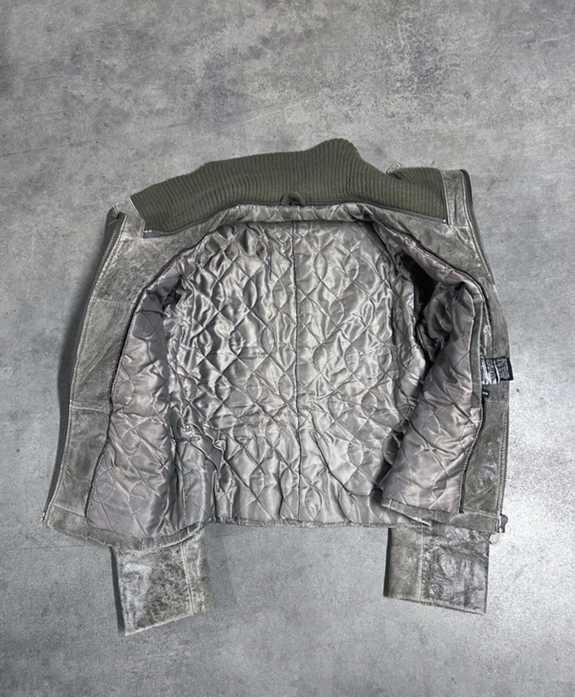 Rick Owens Faded Genuine Leather Avant Garde Jacket Size S / US 4 / IT 40 - 6 Thumbnail
