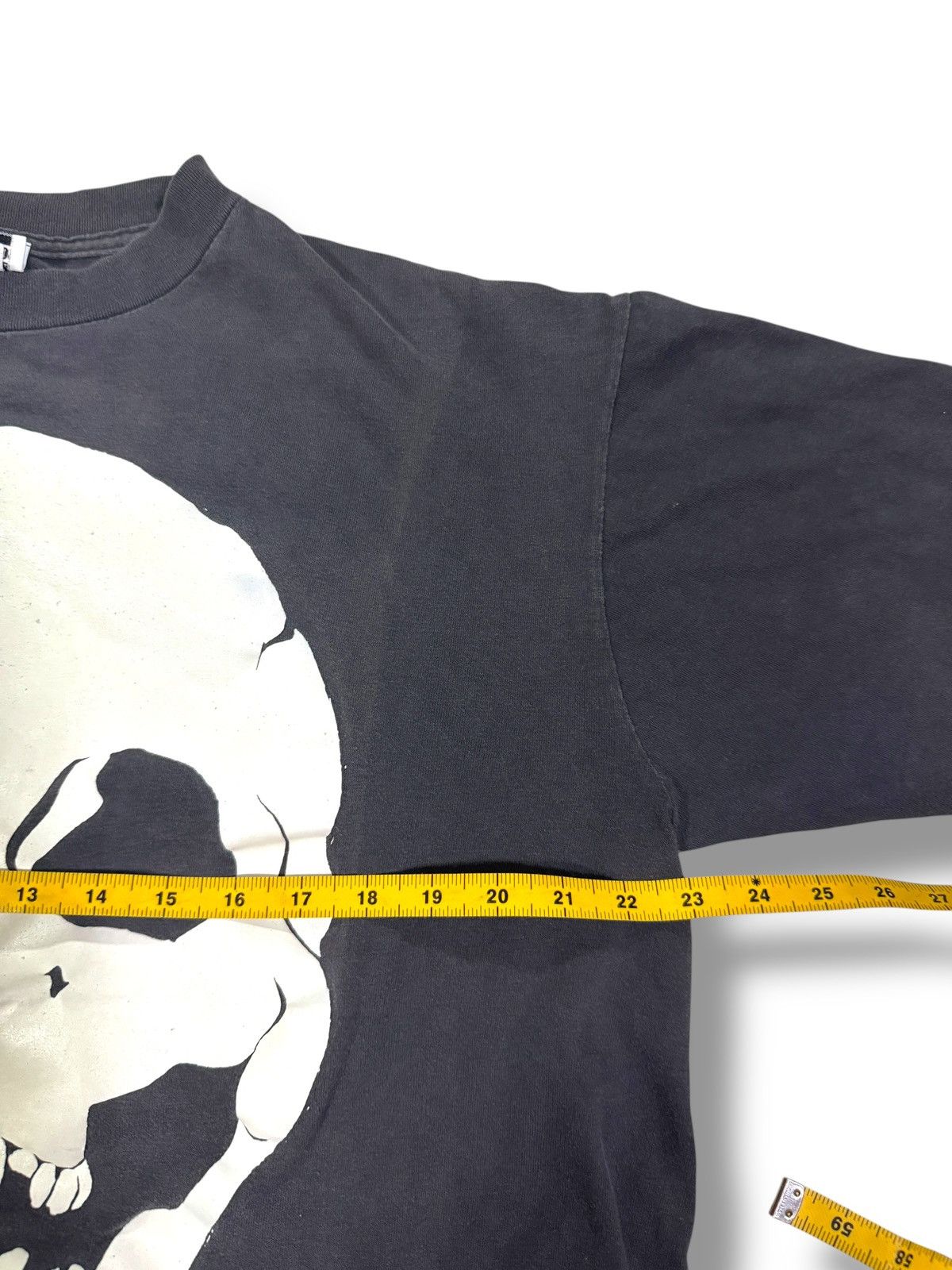 Vintage *RARE* 1990s VINTAGE FADED RATLE MY BONES SKULL GLOW DARK Size US XL / EU 56 / 4 - 7 Thumbnail