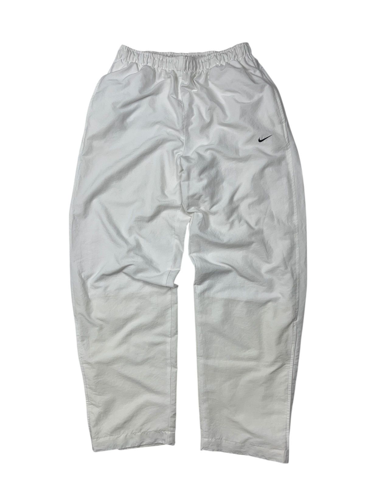 Nike Nike 00s Vintage Track Pants Velcro y2k White size M Size US 32 / EU 48 - 2 Thumbnail