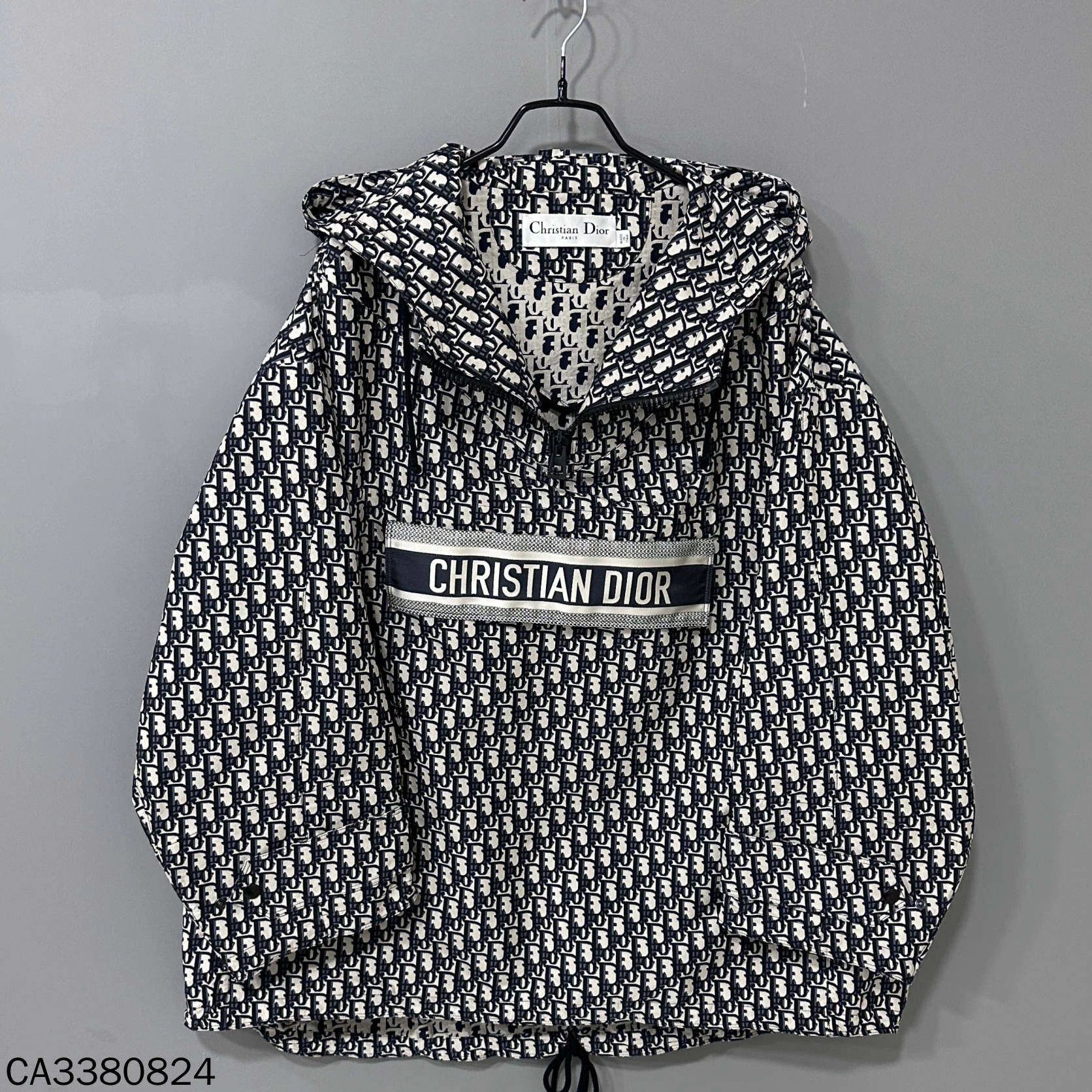 Dior Dior Black & White Full Print Half-Zip Anorak Jacket XS Size XS / US 0-2 / IT 36-38 - 1 Thumbnail
