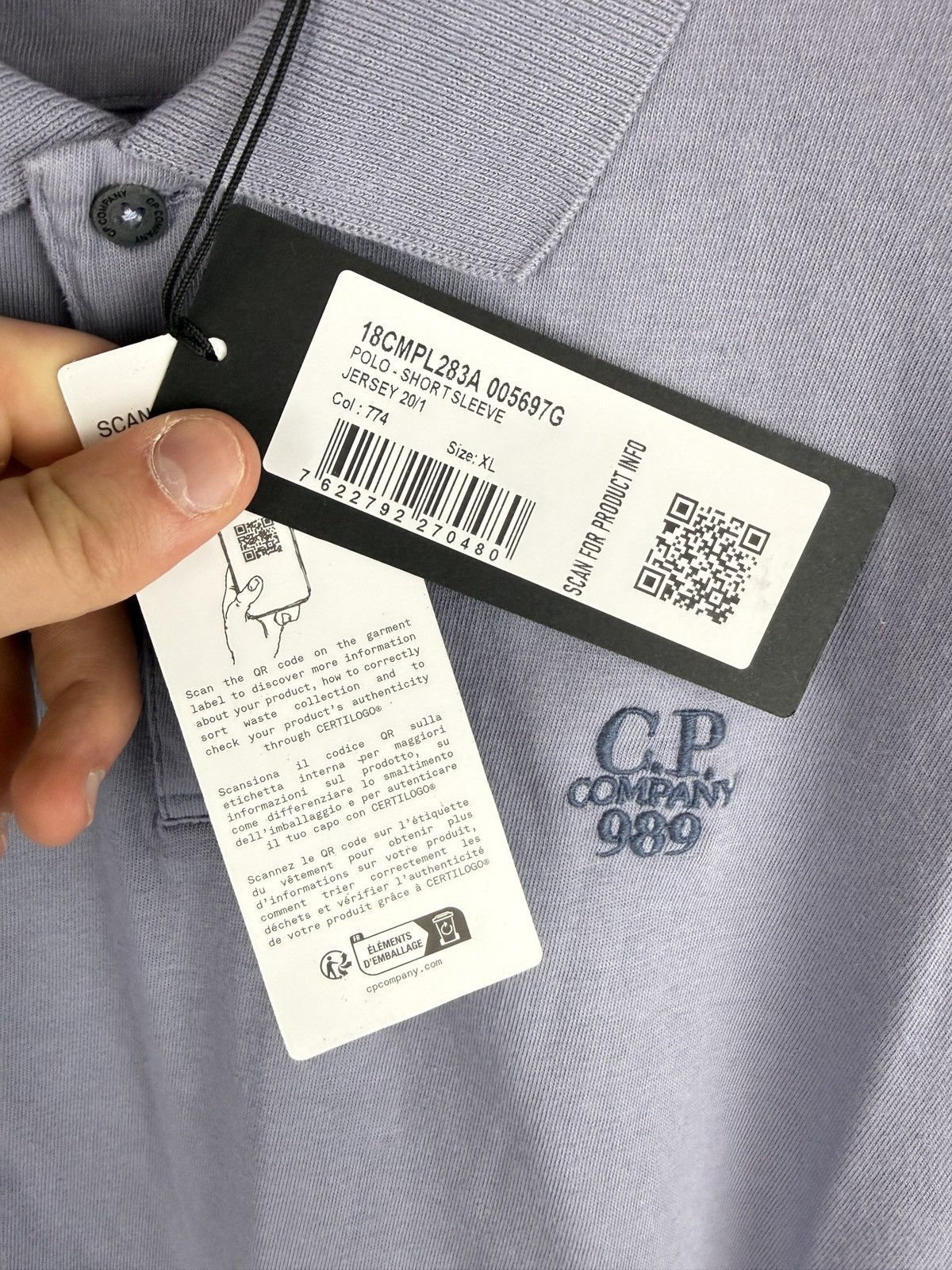 C.P. Company Lilac C.P. Company polo (brand new with tags) Size US XL / EU 56 / 4 - 4 Thumbnail