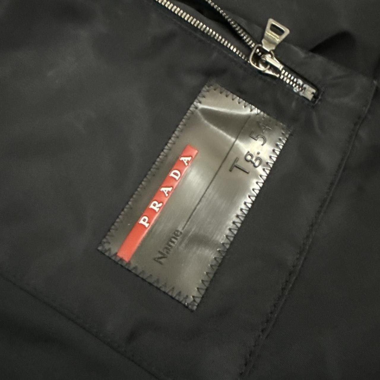 Prada Prada Black Jacket Hooded 2000s Nylon Size US L / EU 52-54 / 3 - 7 Thumbnail