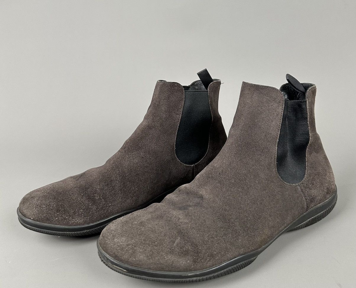 Prada Prada - Prada Sport - Suede Slip On Ankle Chelsea Boots Size US 8 / EU 41 - 5 Thumbnail