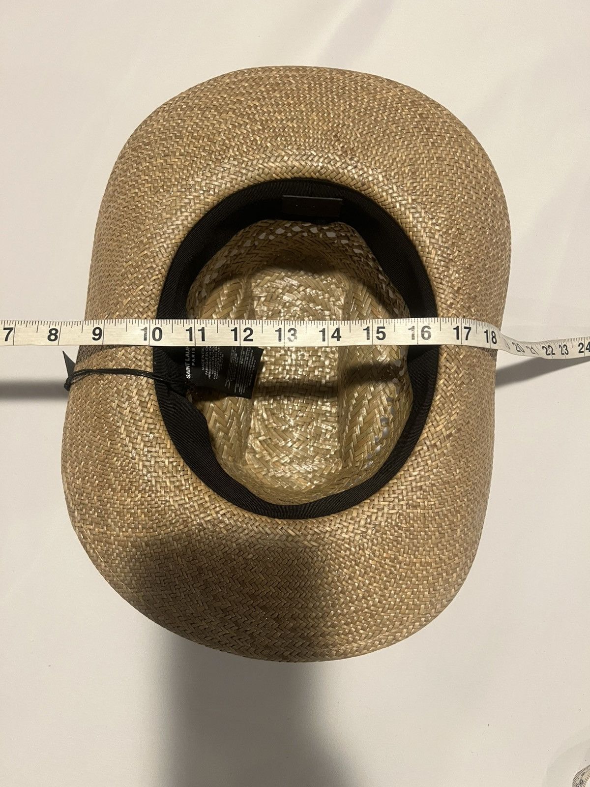 Saint Laurent Paris Saint Laurent straw hat. S. $895 Size ONE SIZE - 11 Thumbnail