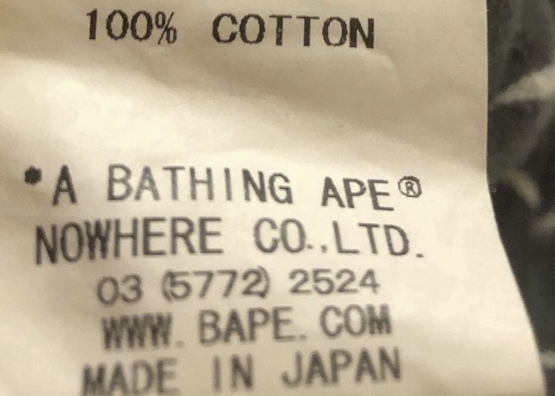 Bape Bape flannel long sleeve heavy button up shirt Size US M / EU 48-50 / 2 - 5 Thumbnail