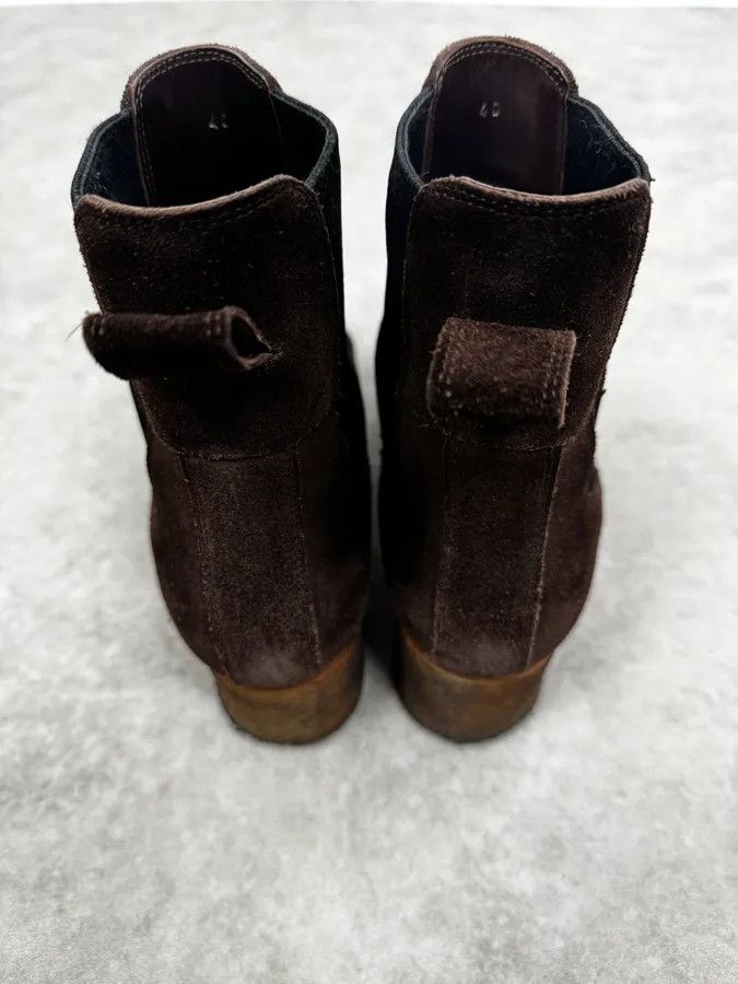 Dries Van Noten 2000s Dries Van Noten Brown Suede Leather Boots Size US 7 / EU 40 - 5 Thumbnail
