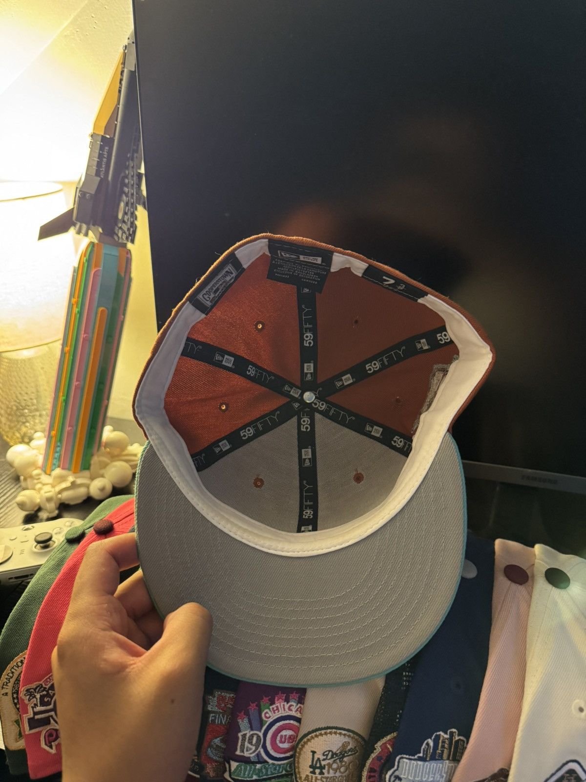 Hat Club Hat Club / Orange Florida Marlins Fitted Size ONE SIZE - 3 Thumbnail