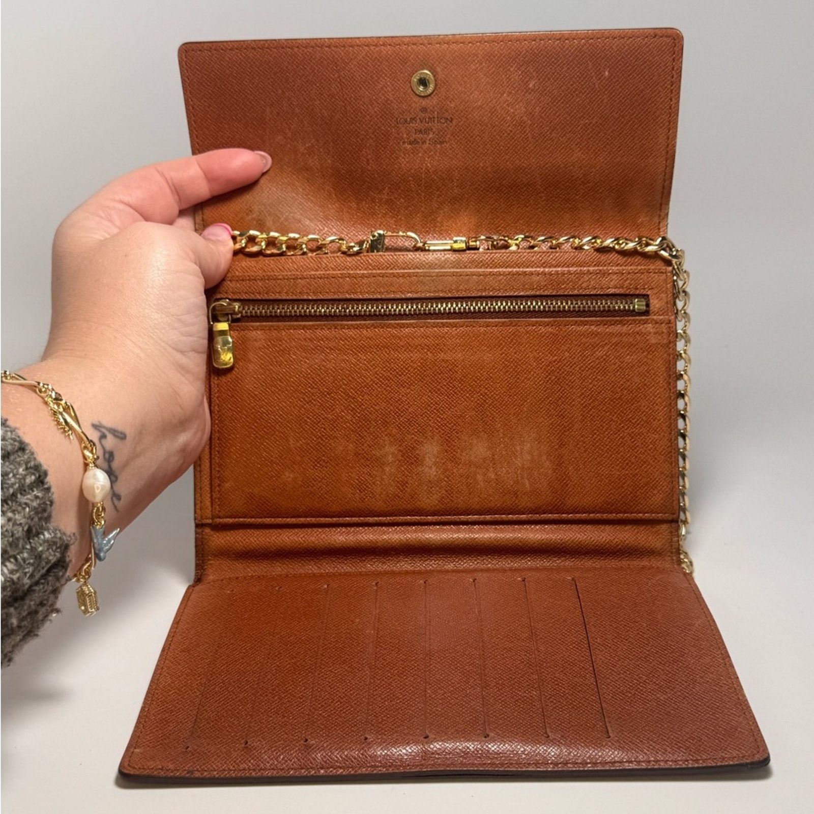 Louis Vuitton Louis Vuitton Trifold Pochette Passport Holder Wallet Size ONE SIZE - 5 Thumbnail