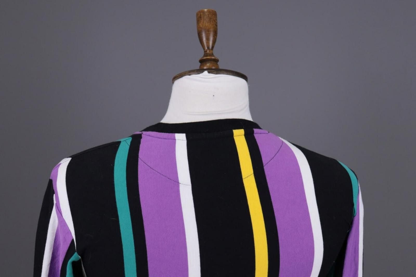 Karl Kani Karl Kani Multicolor Striped Center Logo Sweatshirt Size XS Size US XS / EU 42 / 0 - 7 Thumbnail