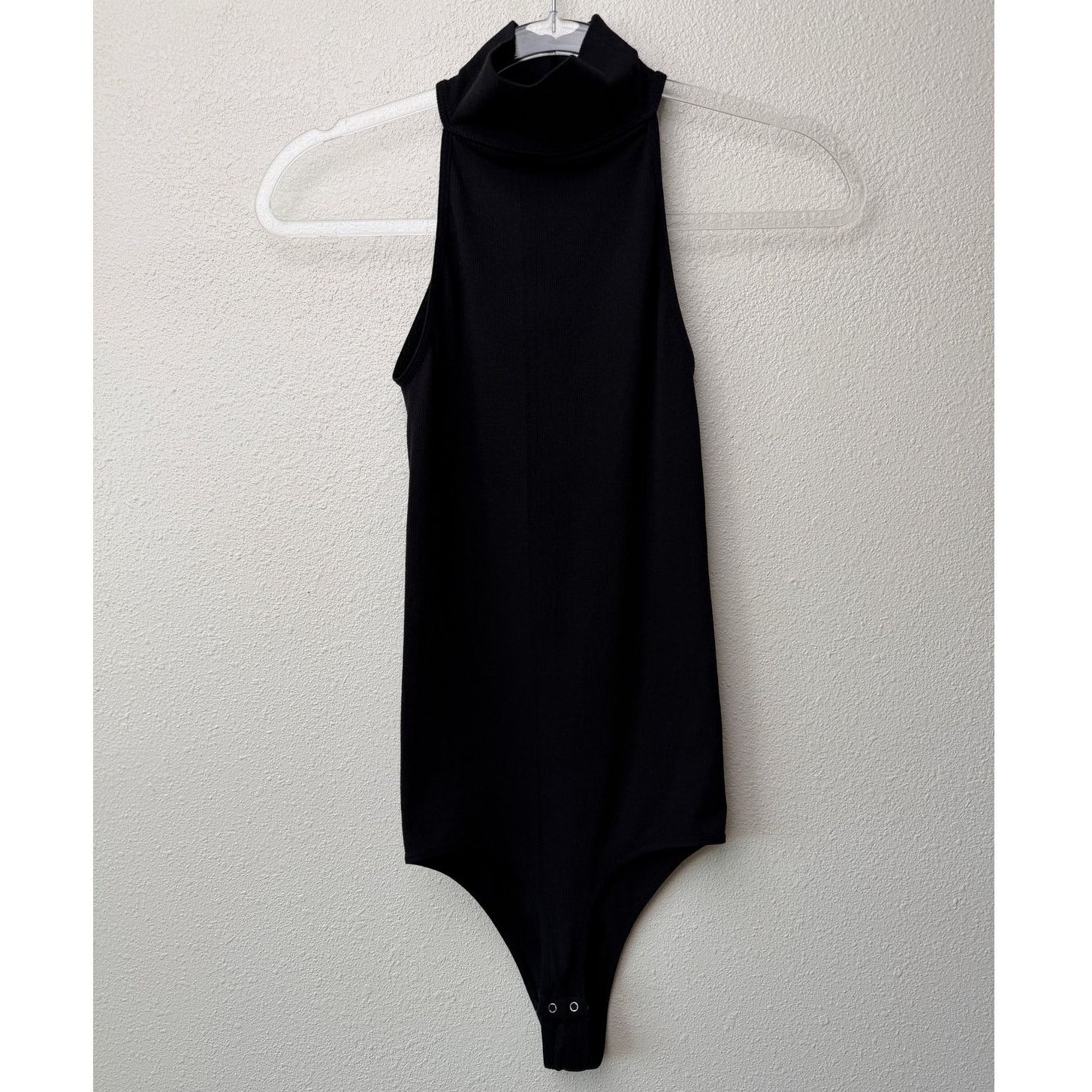 Free People Free People Intimately Black Mock Neck Keyhole Back Bodysuit Size S / US 4 / IT 40 - 5 Thumbnail
