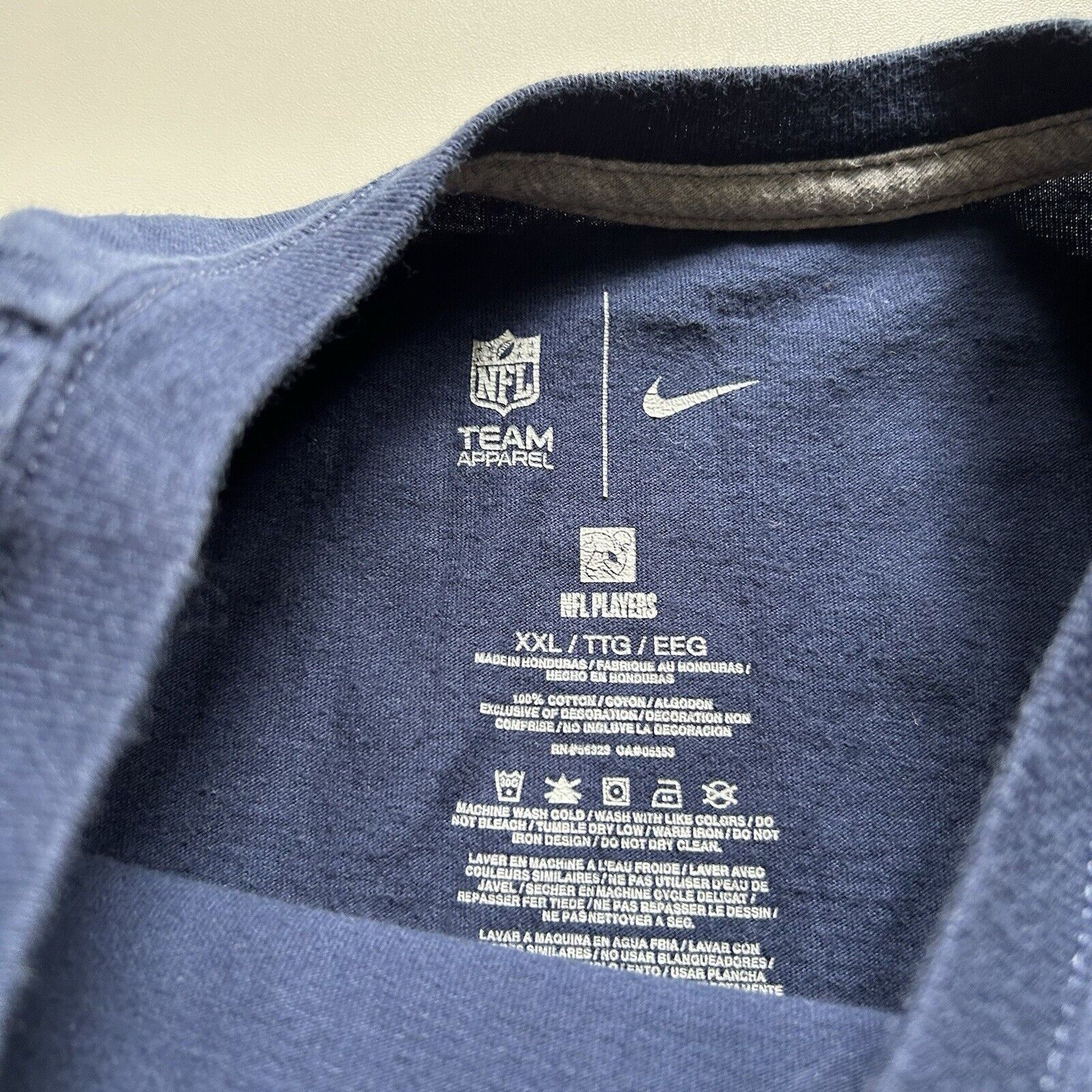NFL × Nike × Vintage Nike New England Patriots NFL Tom Brady Graphic T Shirt XXL Size US XXL / EU 58 / 5 - 7 Thumbnail