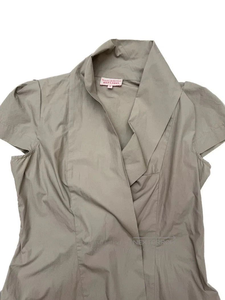 Vivienne Westwood Vivienne Westwood Gray Asymmetric Dress. Size US 34 / EU 50 - 6 Thumbnail