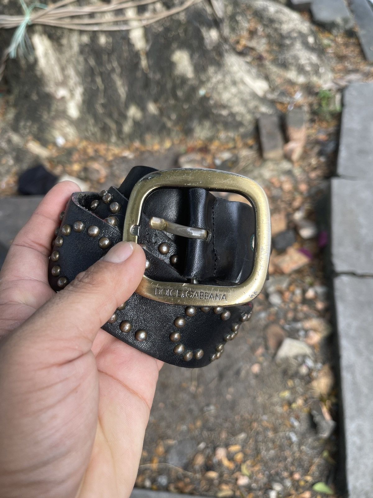 Dolce & Gabbana Rare🔥Vintage Dolce & Gabbana Leather Belt Size 34-37 Size ONE SIZE - 3 Thumbnail