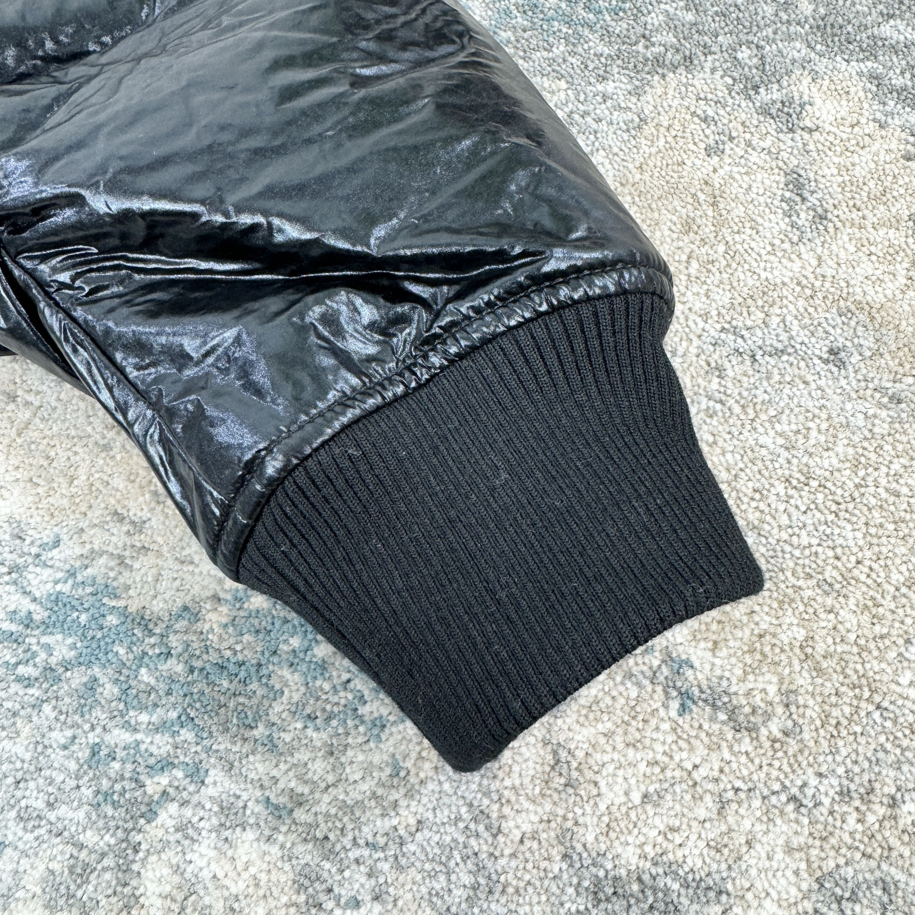Dries Van Noten Dries Van Noten Vellow Crinkle Bomber Jacket Black RRP £1050 Size US S / EU 44-46 / 1 - 4 Thumbnail