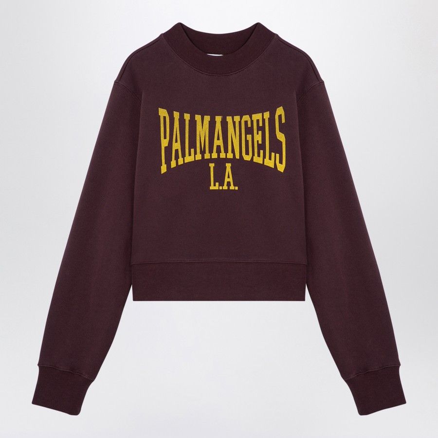 Palm Angels o1d2blof0924 Sweatshirt In Purple Size S / US 4 / IT 40 - 1 Thumbnail