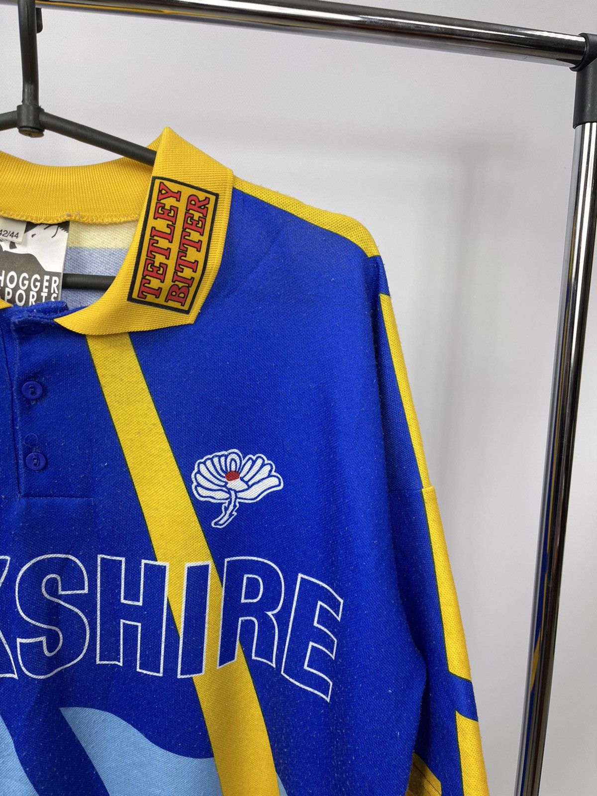 Vintage Vintage Yorkshire Cricket Jersey Hogger Sports Sz 42/44” Size US L / EU 52-54 / 3 - 2 Thumbnail