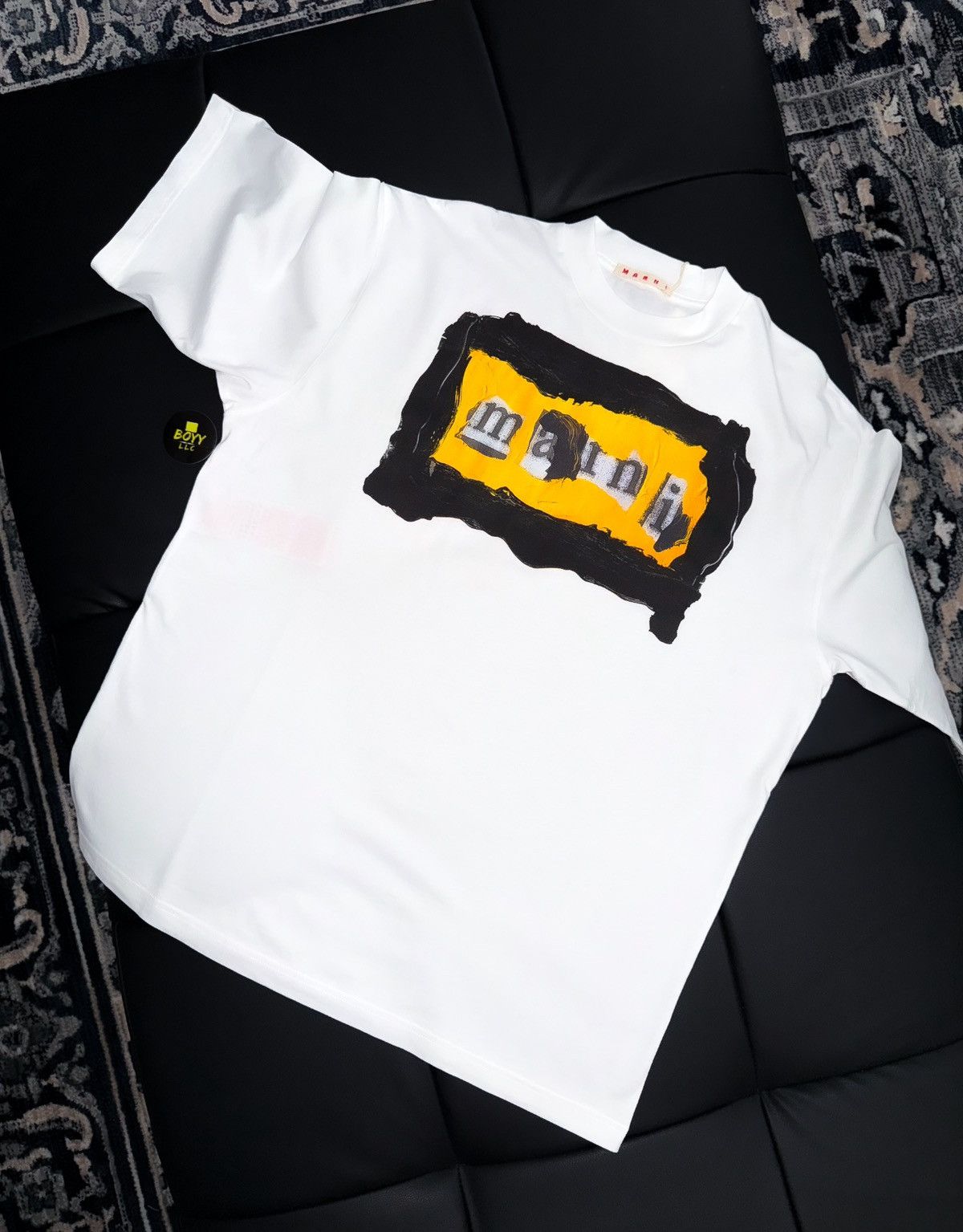Marni Marni logo t shirt Size US L / EU 52-54 / 3 - 1 Thumbnail