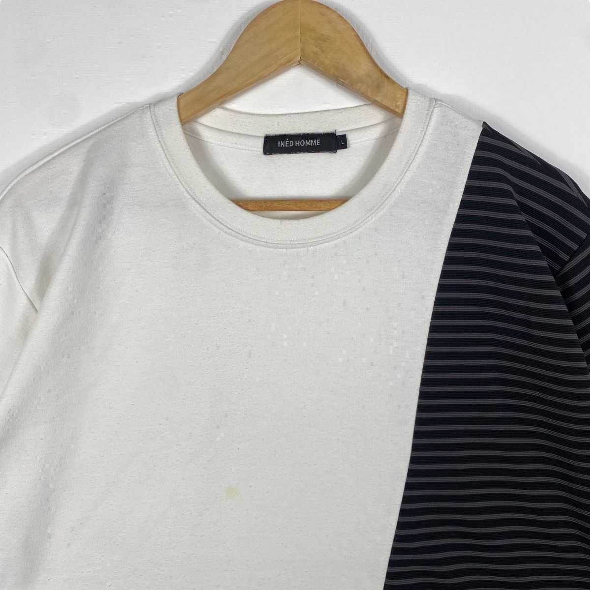 Yohji Yamamoto INED HOMME Decontructive Design Tee Shirt Large Size Size L / US 10 / IT 46 - 2 Thumbnail