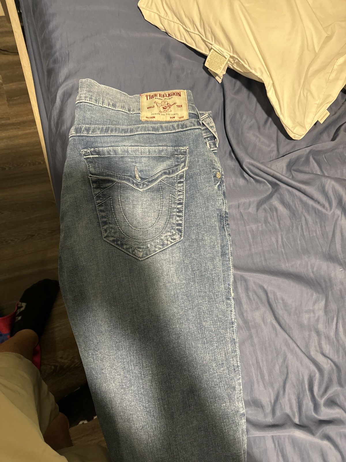 True Religion RICKY STRAIGHT JEAN Size US 38 / EU 54 - 1 Thumbnail