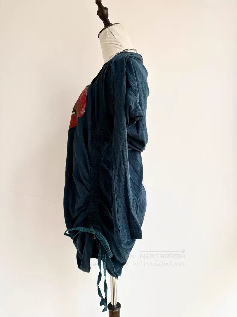 Vivienne Westwood Vivienne Westwood Blue red lips irregular cut drawstring d Size M / US 6-8 / IT 42-44 - 3 Thumbnail