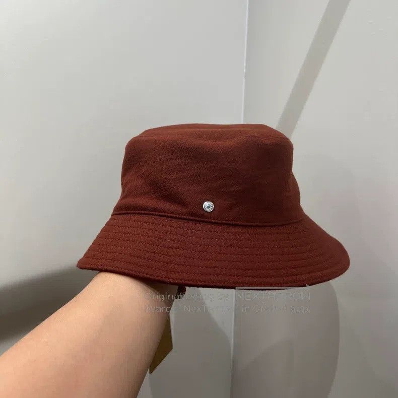 Hermes Hermes size 59 Logo Buckle Wool Fisherman Hat Size ONE SIZE - 1 Thumbnail