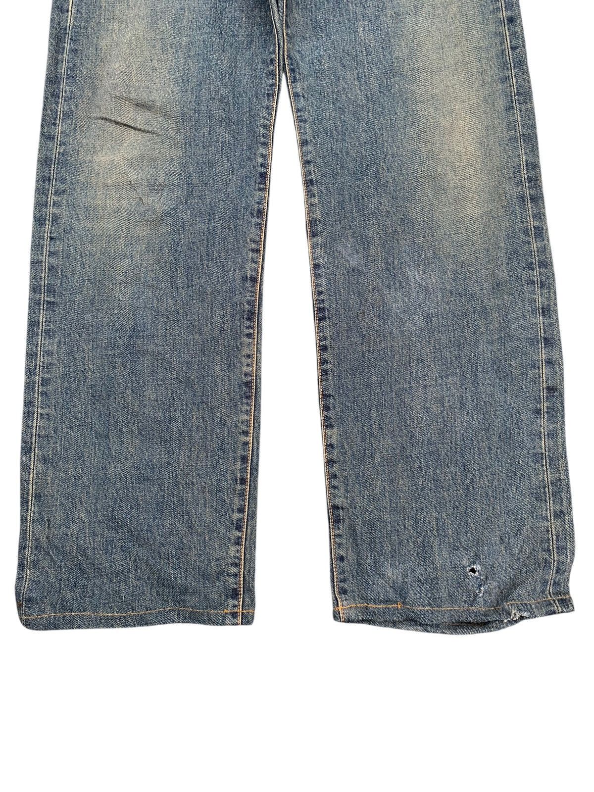 Kapital VINTAGE EDWIN 505 SELVEDGE BAGGY RUSTY DISTRESSED DENIM Size US 32 / EU 48 - 6 Thumbnail